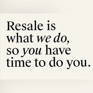 Resale